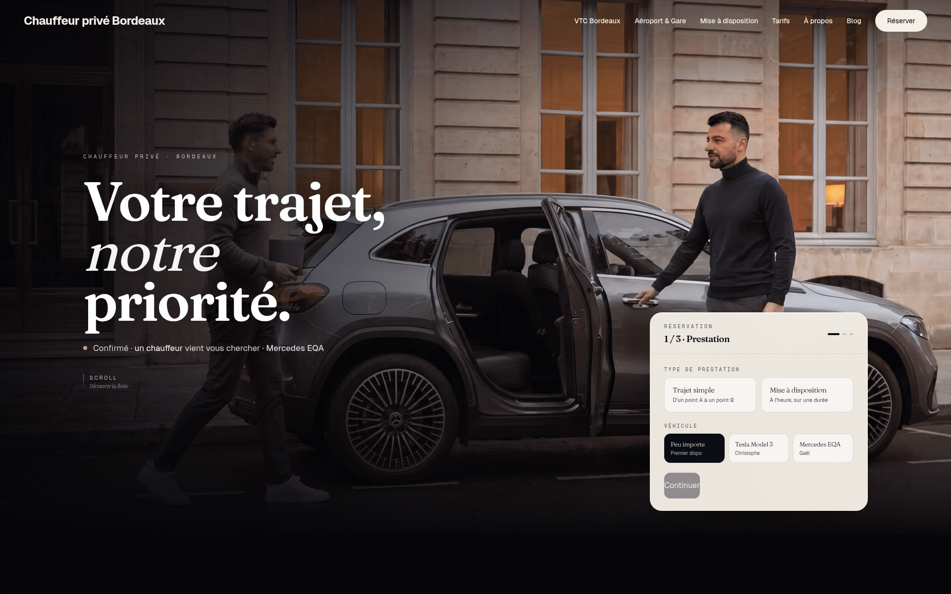 Chauffeur Privé Bordeaux